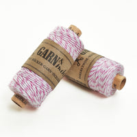 Bakers Twine - Pink White