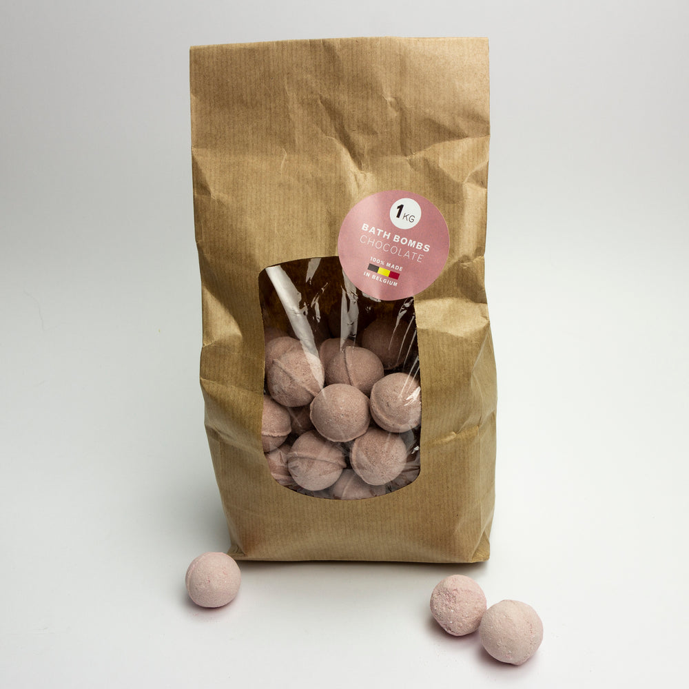 Mini bath bombs Chocolate (per 1 kg)